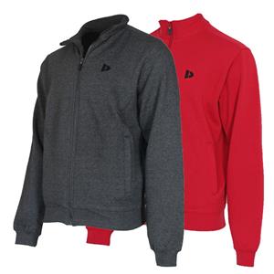 Donnay Donnay Heren - 2-Pack - Vest met kraag Bryan - Donkergrijs & Rood