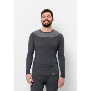 Jack Wolfskin Seamless Wool L/S Men Functioneel shirt met lange mouwen merinos Heren 