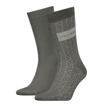 calvinkleinlegwear Calvin Klein 2 stuks Badge Men Sock