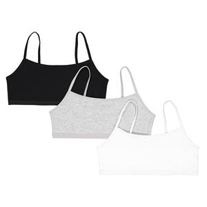 LA REDOUTE COLLECTIONS Set van 3 bustiers in katoen