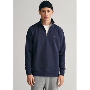 Gant Sweatshirt REG SHIELD HALF ZIP SWEAT met logoborduursel op borsthoogte