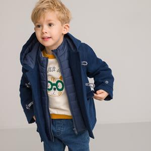 LA REDOUTE COLLECTIONS Duffelcoat met kap, gevoerd in dons