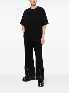 Jeans met wijde pijpen - Zwart