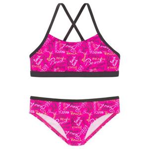 Bench. Bustierbikini met veelkleurige logoprint