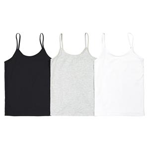 LA REDOUTE COLLECTIONS Set van 3 effen topjes