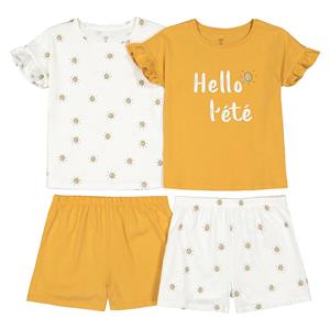 LA REDOUTE COLLECTIONS Set van 2 pyjashorts, zonneprint