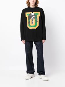 Undercover Sweater met grafische print - Zwart