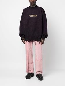 VETEMENTS Sweater met logoprint - Paars