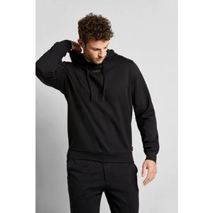 bugatti Hoodie, mit kleinem Logoprint in Gold
