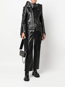 junyawatanabe Junya Watanabe Leren jack - Zwart