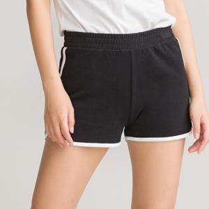 LA REDOUTE COLLECTIONS Short in molton met stroken opzij