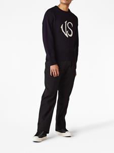 visvim Trui met logoprint - Blauw