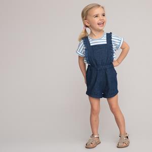 LA REDOUTE COLLECTIONS Korte salopette in licht denim