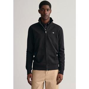 Gant Sweatshirt "REG SHIELD FULL ZIP SWEAT", mit Logostickerei auf der Brust