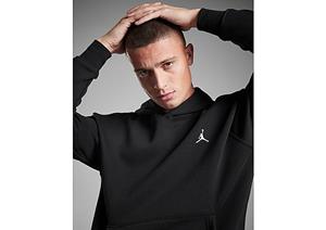 Jordan Brooklyn Fleece hoodie met print voor heren - Zwart