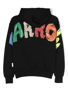 Barrow kids Hoodie met logoprint - Zwart