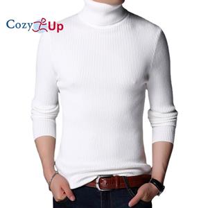 Cozy Up Mens Sweaters Autumn Winter Thick Warm Pullover Men Knitted Cashmere Wool Sweater  Heavy Turtleneck Jumper