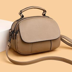High Quality Fashionable Retro PU Leather Crossbody Bag Classic Small Shoulder Crossbody Bag Women's Luxurious Shell Handbags