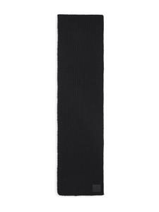aninebing ANINE BING Sjaal met logopatch - Zwart