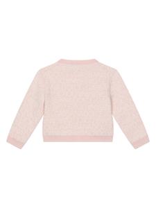 dolce&gabbanakids Dolce & Gabbana Kids Vest met ronde hals - Roze