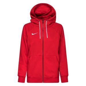 Nike Hoodie Fleece FZ Park 20 - Rood/Wit Dames