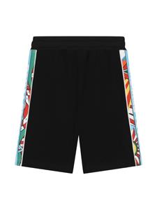dolce&gabbanakids Dolce & Gabbana Kids Katoenen jurk - Zwart