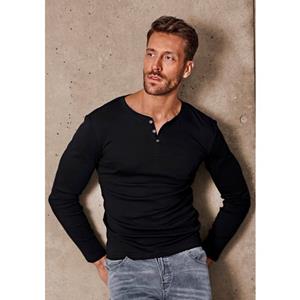 H.I.S Shirt met lange mouwen met luxueuze knoopsluiting