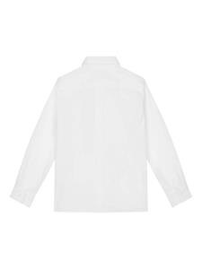 dolce&gabbanakids Dolce & Gabbana Kids Shirt met verborgen kraag - Wit