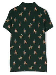 poloralphlaurenkids POLO RALPH LAUREN KIDS Poloshirt met grafische print - Groen