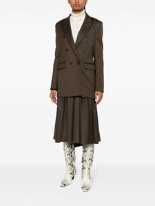 Semicouture Blazer met dubbele rij knopen - Groen