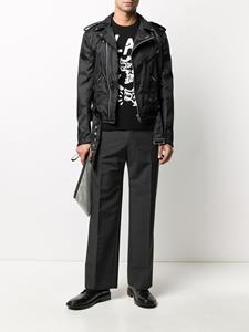 blackcommedesgarçons Black Comme Des Garçons Geruit bikerjack - Zwart
