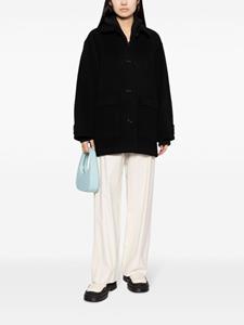 STUDIO TOMBOY classic-collar wool coat - Zwart