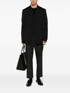 yohjiyamamoto Yohji Yamamoto Blazer met enkele rij knopen - Zwart