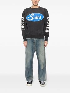 saintmxxxxxx SAINT MXXXXXX Sweater met logoprint - Grijs