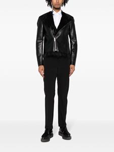 commedesgarçonshommeplus Comme des Garçons Homme Plus Jack met voering van imitatiebont - Zwart