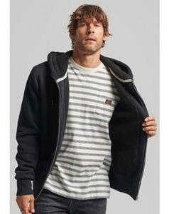 Superdry Capuchonsweatvest SD-BORG LINED ZIP HOOD