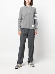 Thom Browne Poloshirt met lange mouwen - Grijs