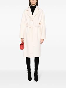 Elisabetta Franchi belted wool coat - Roze