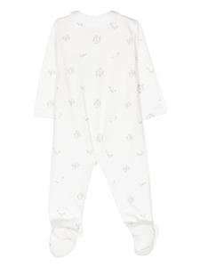 tartineetchocolat Tartine Et Chocolat Pyjama met geborduurd logo - Wit