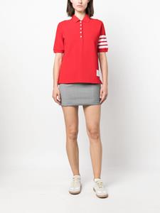 Thom Browne Poloshirt met 4 strepen - Rood