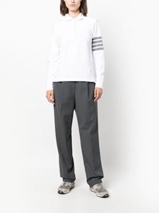 thombrowne Thom Browne Poloshirt met lange mouwen - Wit