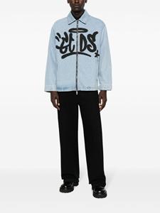 GCDS Jack met graffiti-print - Blauw