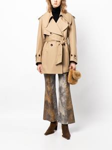 JNBY Trenchcoat met dubbele rij knopen - Bruin