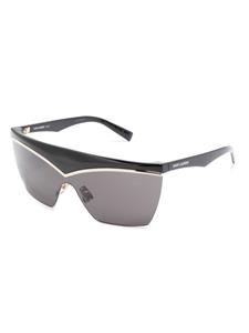 saintlaurenteyewear Saint Laurent Eyewear Zonnebril met schild montuur - Zwart