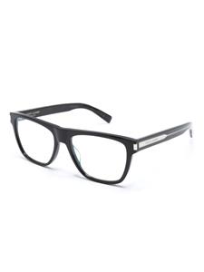 saintlaurenteyewear Saint Laurent Eyewear Bril met vierkant montuur - Zwart