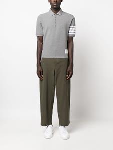 thombrowne Thom Browne Poloshirt met vier strepen - Grijs