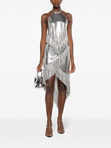 Rabanne Asymmetrische rok - Zilver