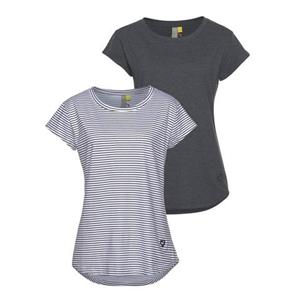 Alife & Kickin Rundhalsshirt "MimmyAK 2P", (Packung, 2 tlg., 2er-Pack), modische Basic-Shirts im Doppelpack