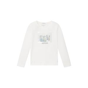 TOM TAILOR Whisper shirt met lange mouwen White
