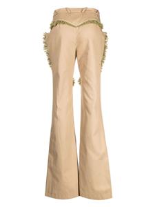 kikokostadinov Kiko Kostadinov Broek met toelopende pijpen - Bruin
